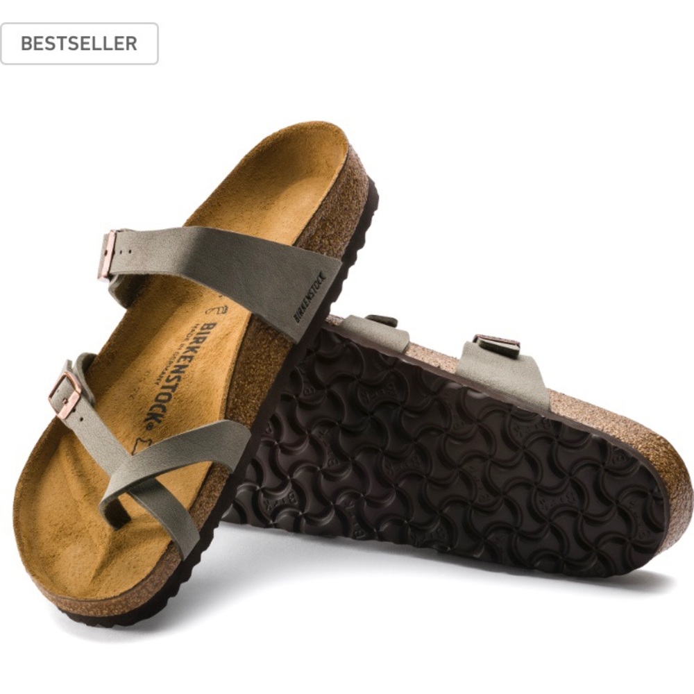 Birkenstock Mayari Stone Strappy Sandal Brand New